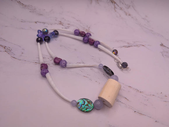 Purple Devil's Club Necklace